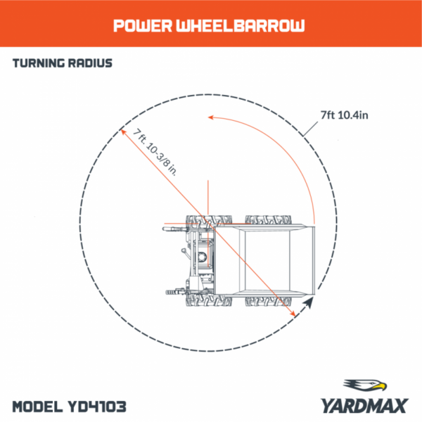 Yardmax YD4103 Power Wheelbarrow